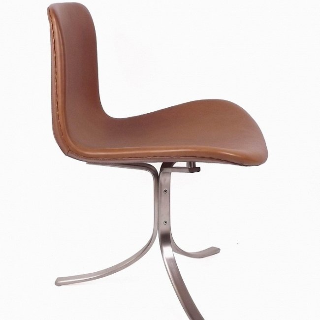 Стул коричневого  цвета - купить Обеденные стулья по цене 42425.0