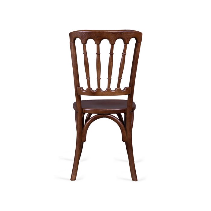 Стул Kamelon из массива темно-коричневого цвета - лучшие Обеденные стулья в INMYROOM