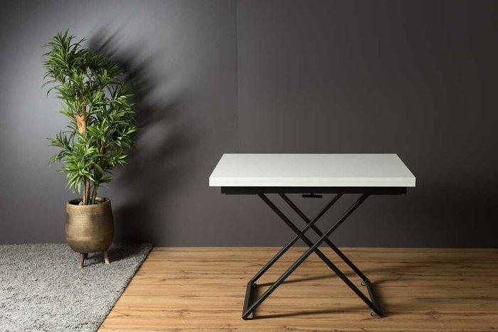 Стол трансформер Compact белого цвета - лучшие Обеденные столы в INMYROOM