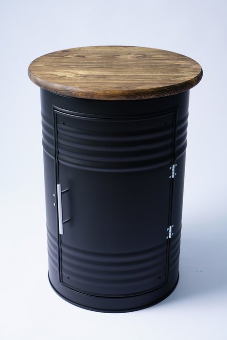 Тумба для хранения-бочка черного цвета - лучшие Тумбы для хранения в INMYROOM