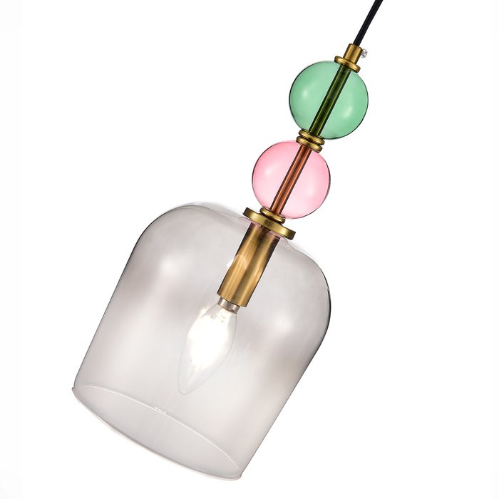 Подвесной светильник Gea с плафоном из стекла - лучшие Подвесные светильники в INMYROOM