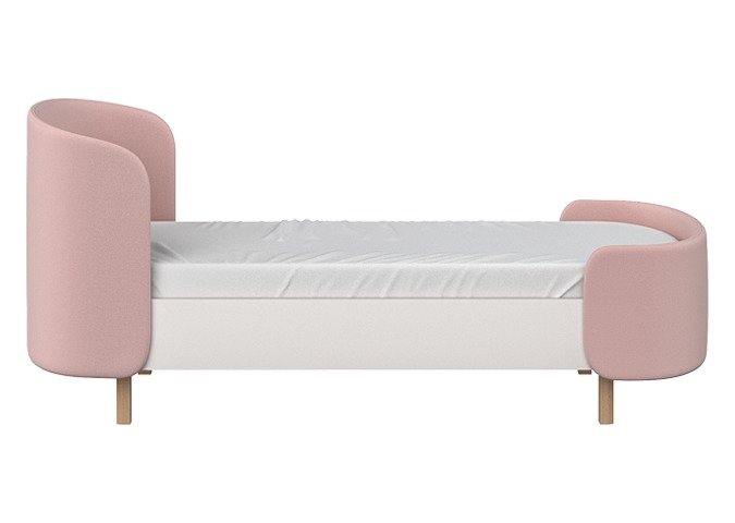 Кровать Kidi Soft 80х180 розового цвета - купить Одноярусные кроватки по цене 39900.0