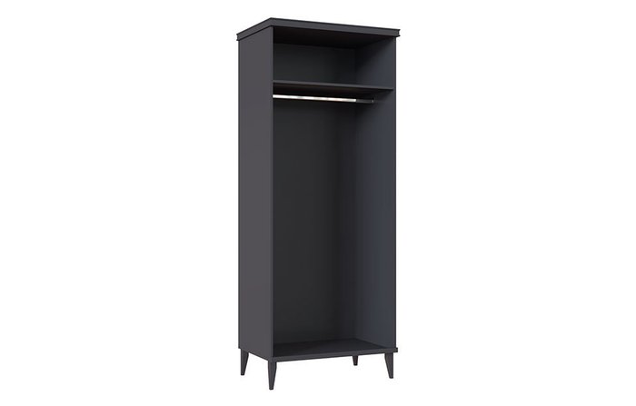 Шкаф для одежды Орландо темно-серого цвета - купить Шкафы распашные по цене 51590.0