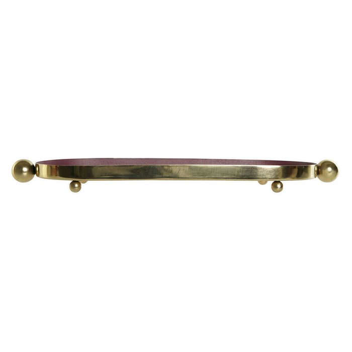 Блюдо DKD Home Decor Оранжевый Позолоченный город 35 x 13 x 3 cm (2 штук) - лучшие Тарелки в INMYROOM