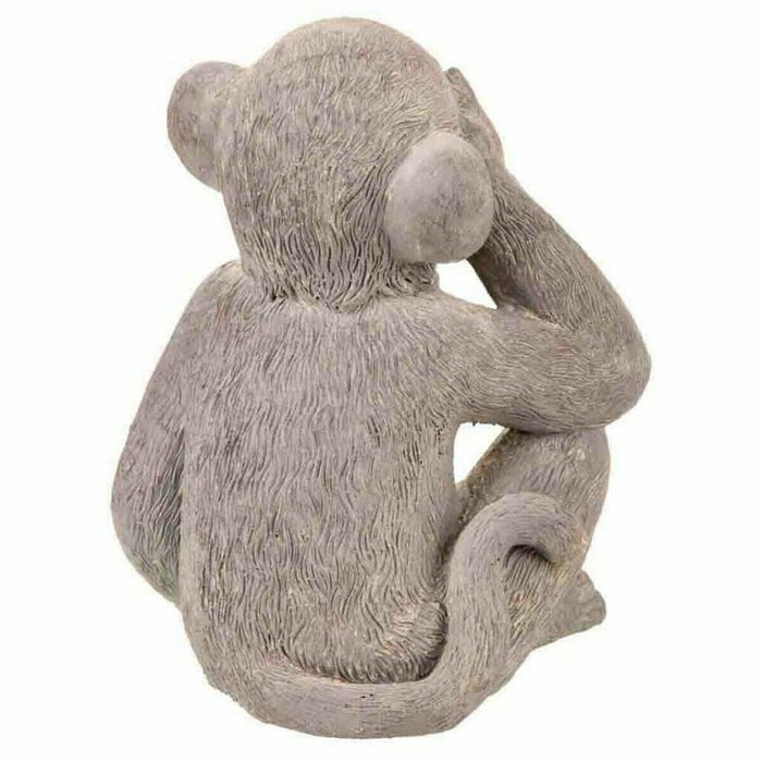 Декоративная фигура Серый полистоун Обезьяна 26 x 40 x 34 cm - купить Фигуры и статуэтки по цене 7935.0