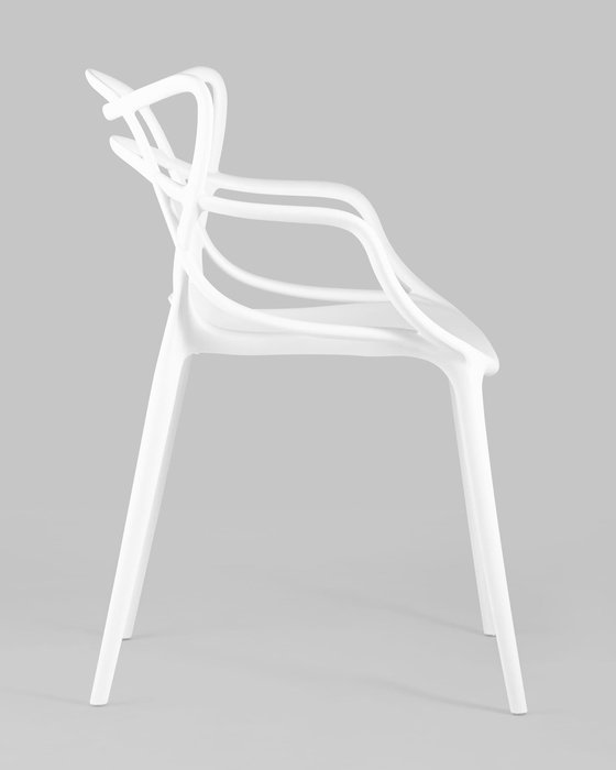 Стул с подлокотниками белого цвета - лучшие Обеденные стулья в INMYROOM