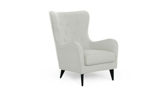Кресло Бирмингем светло-серого цвета - купить Интерьерные кресла по цене 26600.0