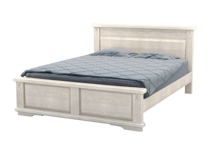 Кровать Палермо 1 ясень-дуб натуральный 120х200 - купить Кровати для спальни по цене 60543.0