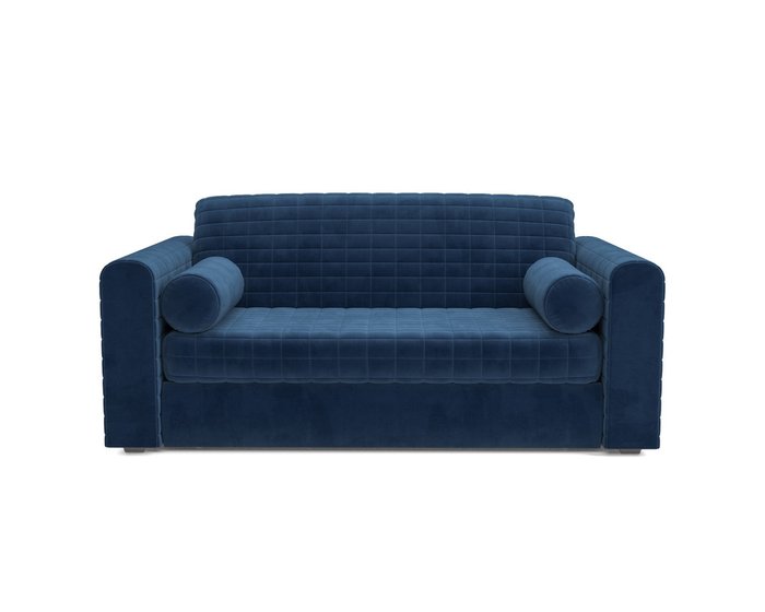 Диван-кровать Барон 5 темно-синего цвета - купить Прямые диваны по цене 37590.0