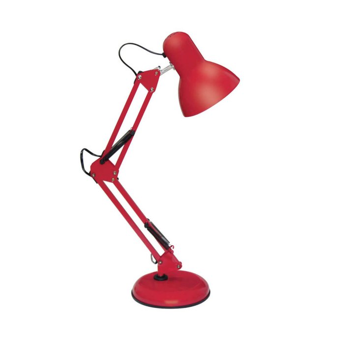 Настольная лампа TLI-221 Red E27 (металл, цвет красный)