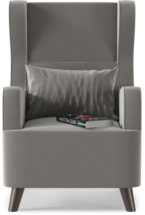 Кресло Лацио серого цвета - купить Интерьерные кресла по цене 12750.0