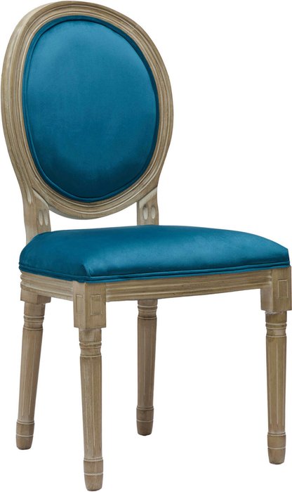 Обеденный стул синего цвета