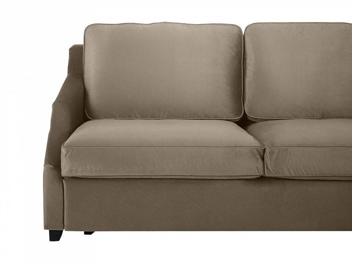 Диван-кровать трёхместный Windsor с молдингом серо-коричневого цвета - лучшие Прямые диваны в INMYROOM