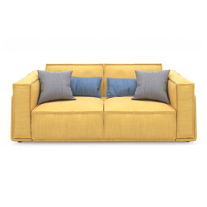 Диван-кровать Vento light двухместный желтого цвета