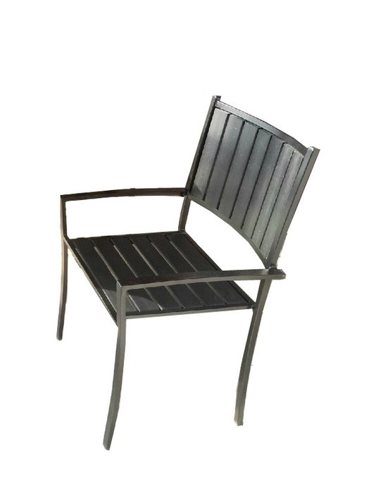 Набор мебели Гамма черного цвета - купить Комплекты для сада и дачи по цене 40836.0