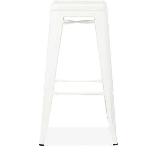 Стул барный Tolix из стали белого цвета - купить Барные стулья по цене 3790.0