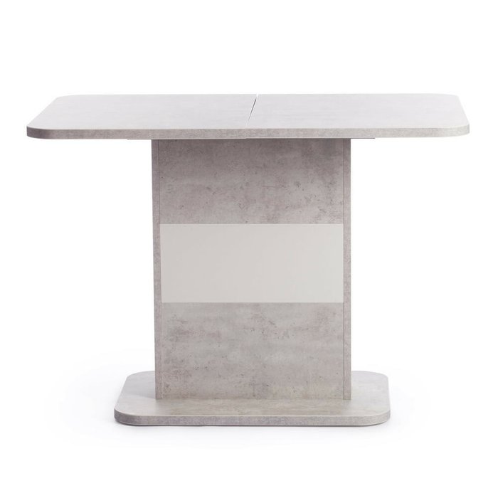 Стол обеденный раздвижной Smart цвета белый бетон - лучшие Обеденные столы в INMYROOM