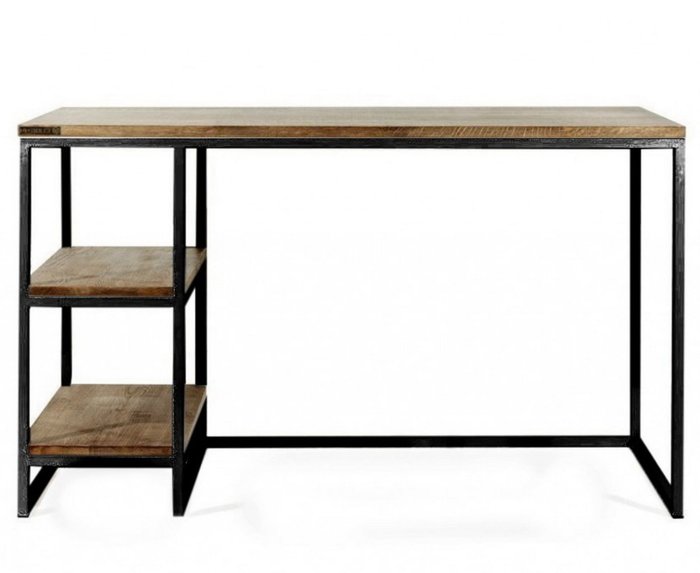 Рабочий стол Брайтон черно-коричневого цвета - купить Письменные столы по цене 16990.0