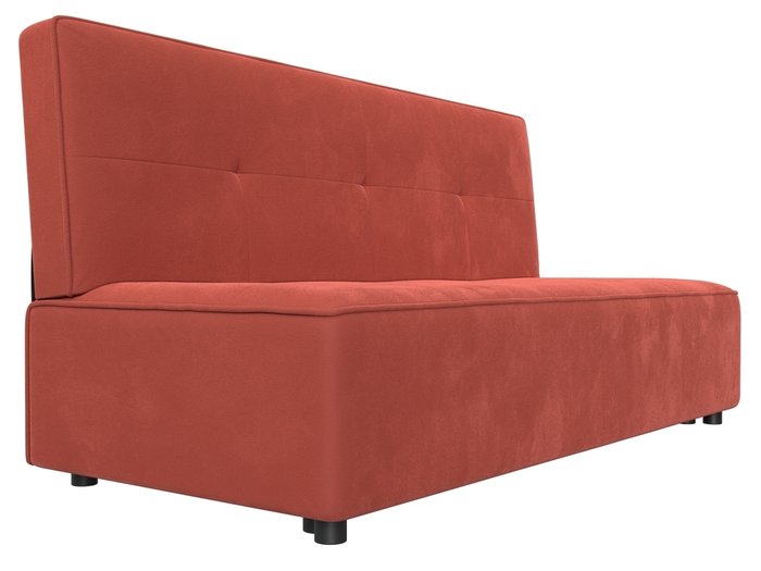 Прямой диван-кровать Зиммер кораллового цвета - лучшие Прямые диваны в INMYROOM