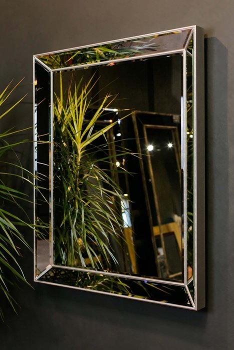 Зеркало настенное Sancerra серого цвета - купить Настенные зеркала по цене 45900.0