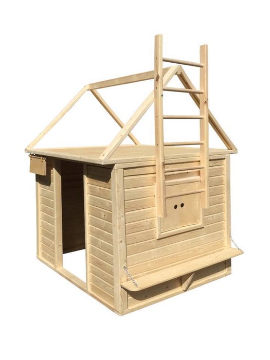 Деревянный игровой домик из массива сосны - купить Игровые домики в детскую по цене 20450.0