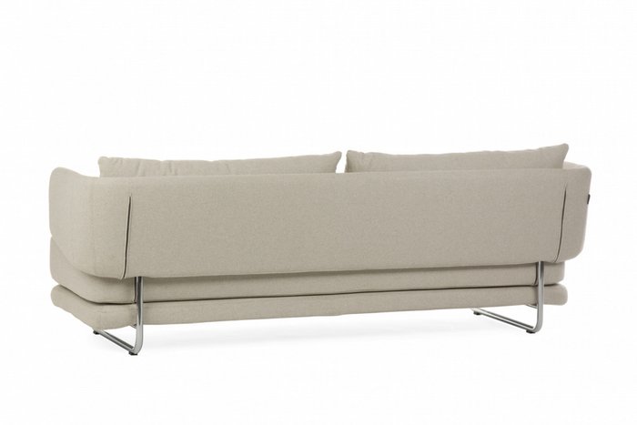 Диван-кровать Jasper серо-бежевого цвета - лучшие Прямые диваны в INMYROOM