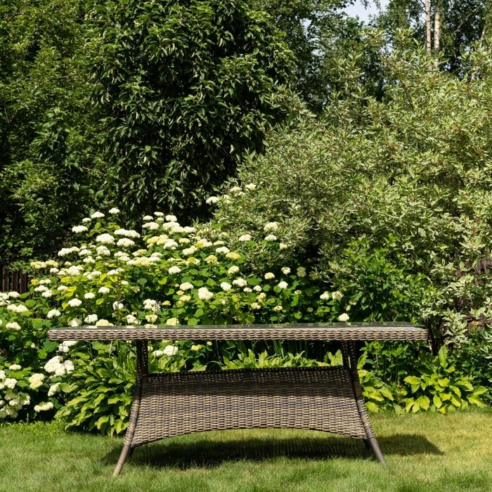 Садовый стол Saint-Martin серо-коричневого цвета - купить Садовые столы по цене 47334.0