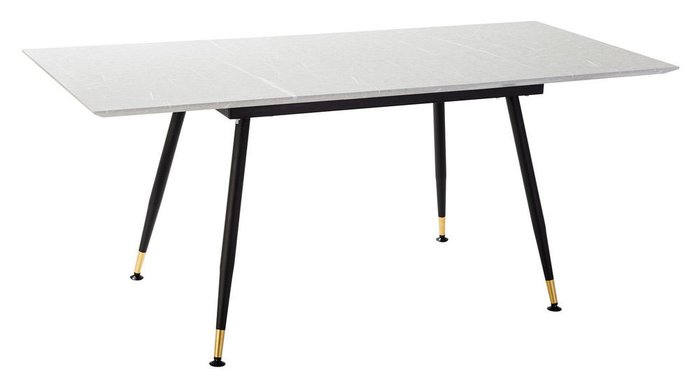 Стол обеденный раскладной Месси бело-черного цвета. - лучшие Обеденные столы в INMYROOM