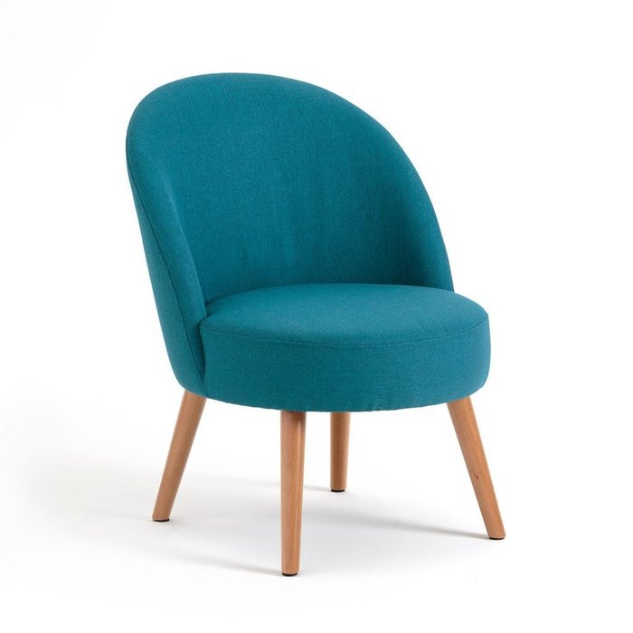 Компактное кресло Quilda сине-зеленого цвета
