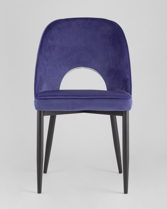Стул Молли синего цвета - лучшие Обеденные стулья в INMYROOM