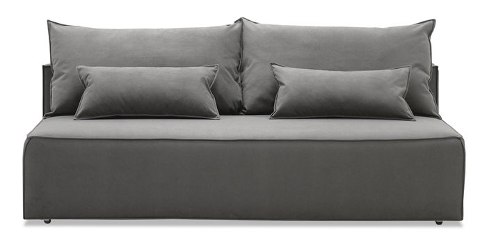 Диван-кровать Вейфа серого цвета - купить Прямые диваны по цене 52100.0