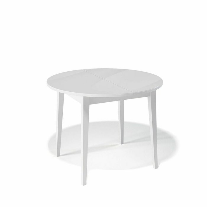 Стол раздвижной обеденный белого цвета