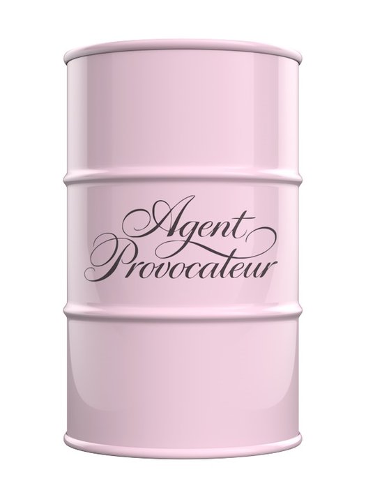 Тумба для хранения-бочка Agent Provocateur розового цвета