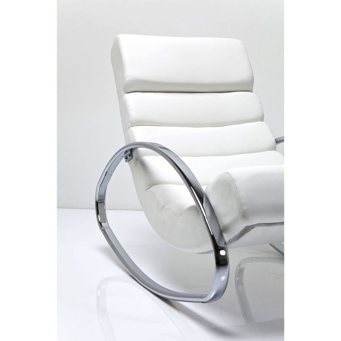 Кресло-качалка Manhattan белого цвета - купить Интерьерные кресла по цене 58790.0