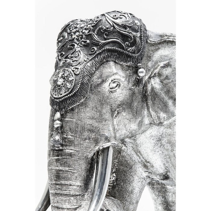 Статуэтка Elefant серебряного цвета - лучшие Фигуры и статуэтки в INMYROOM
