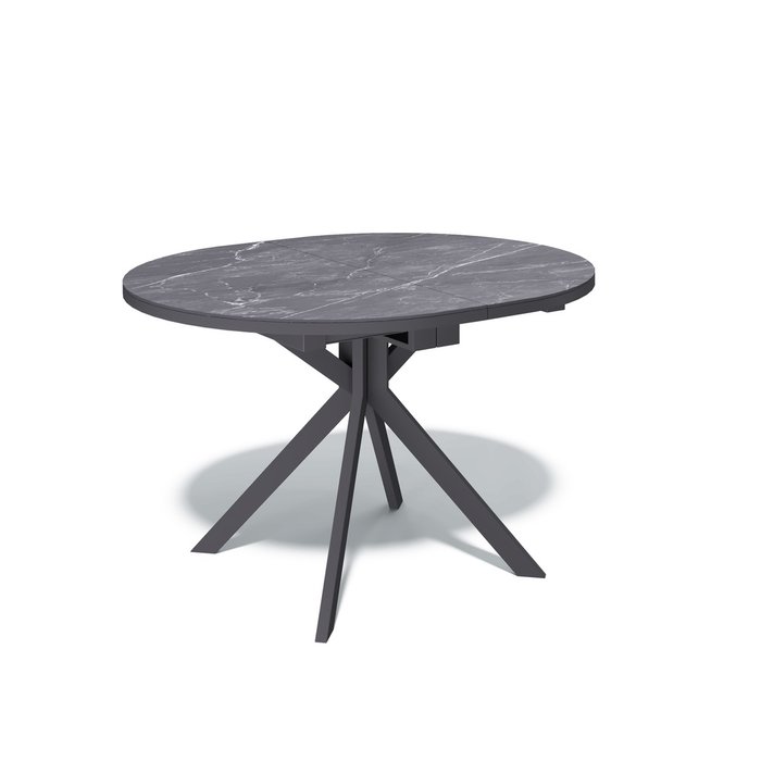 Раздвижной обеденный стол DO1100 черного цвета - купить Обеденные столы по цене 45550.0