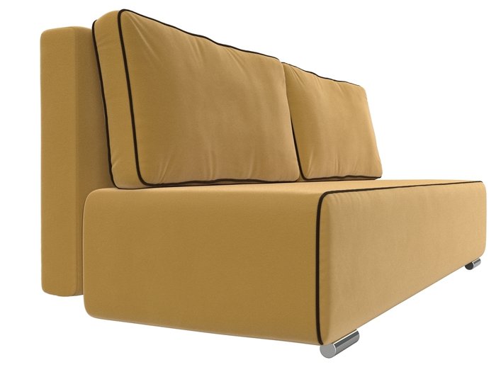 Прямой диван-кровать Уно желтого цвета - лучшие Прямые диваны в INMYROOM
