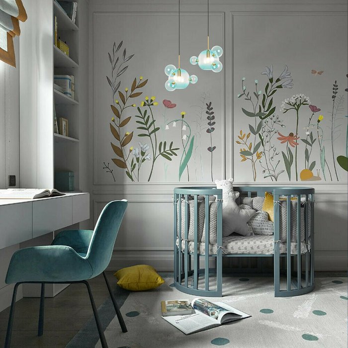 Люстра Loft It Bolle 2027-P4 Blue mini - купить Подвесные светильники по цене 9940.0