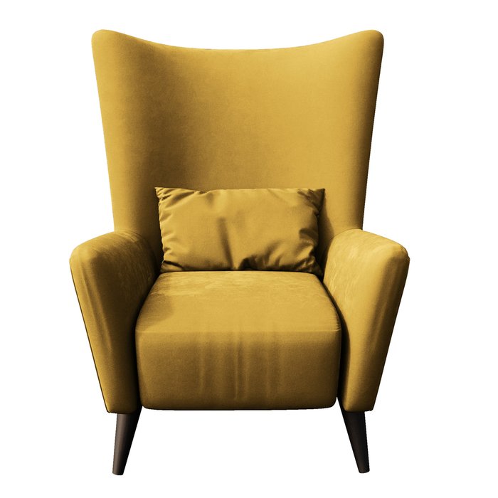 Кресло Дублин желтого цвета - лучшие Интерьерные кресла в INMYROOM