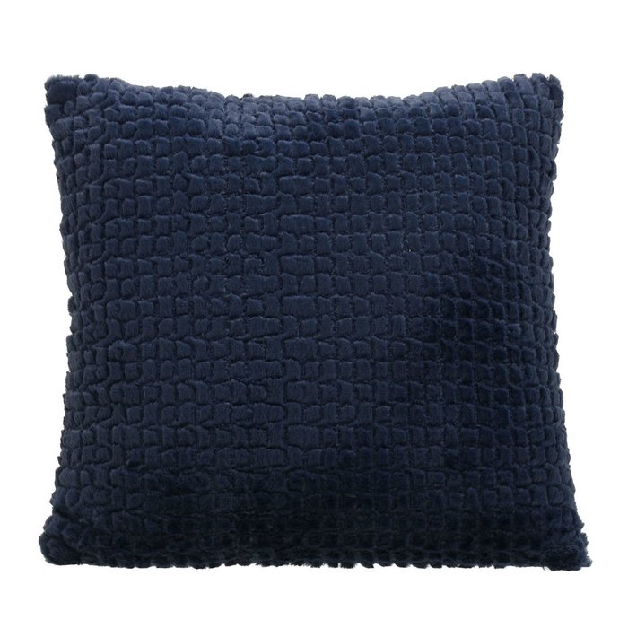 Декоративная подушка темно-синего цвета