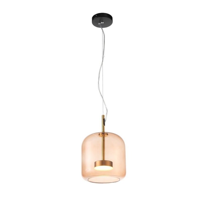 Подвесной светодиодный светильник Palochino коричневого цвета