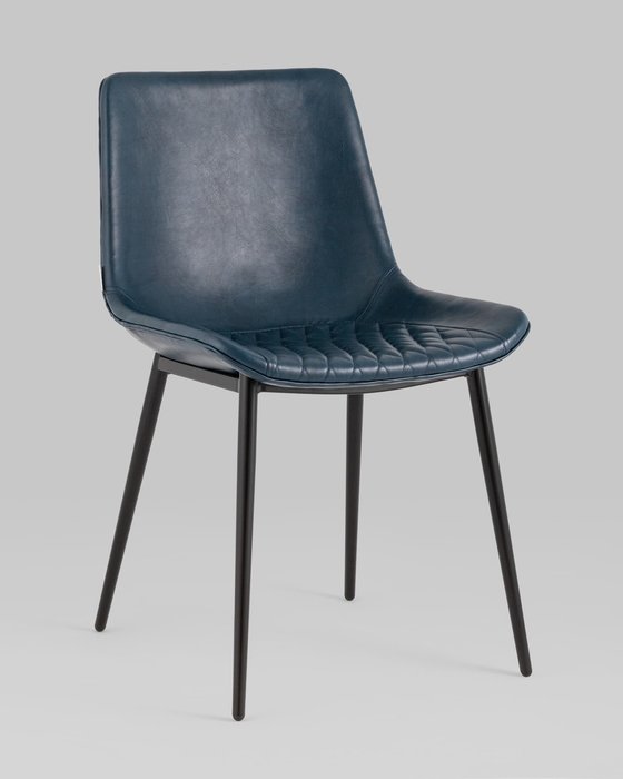 Стул Деймон темно-синего цвета - купить Обеденные стулья по цене 10490.0