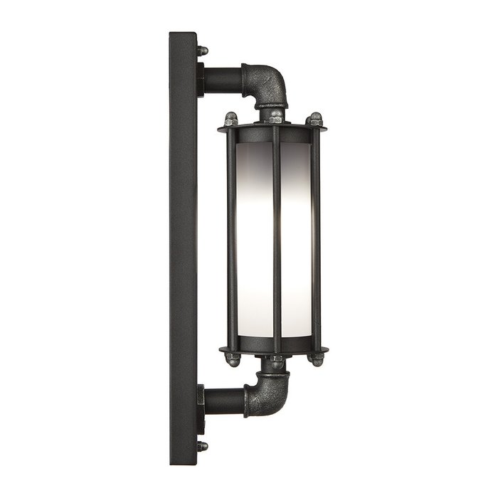 Уличный настенный светильник Лофт черного цвета - купить Настенные уличные светильники по цене 10990.0