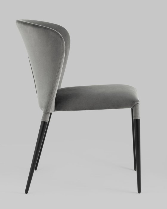Стул Лори серого цвета - лучшие Обеденные стулья в INMYROOM