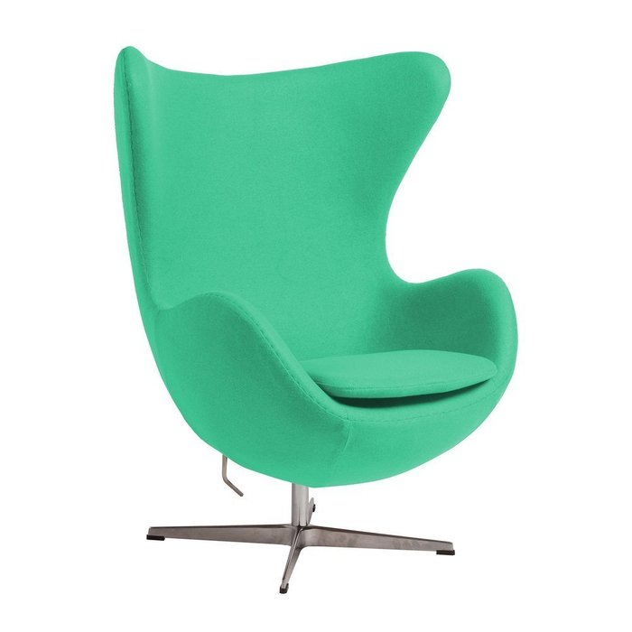 Кресло Egg Chair зелёного цвета - купить Интерьерные кресла по цене 57800.0