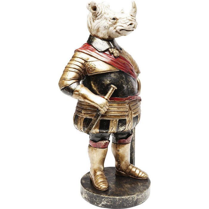 Статуэтка Rhino бело-золотого цвета - купить Фигуры и статуэтки по цене 9430.0
