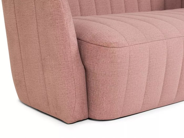 Диван Lecco розового цвета - лучшие Прямые диваны в INMYROOM