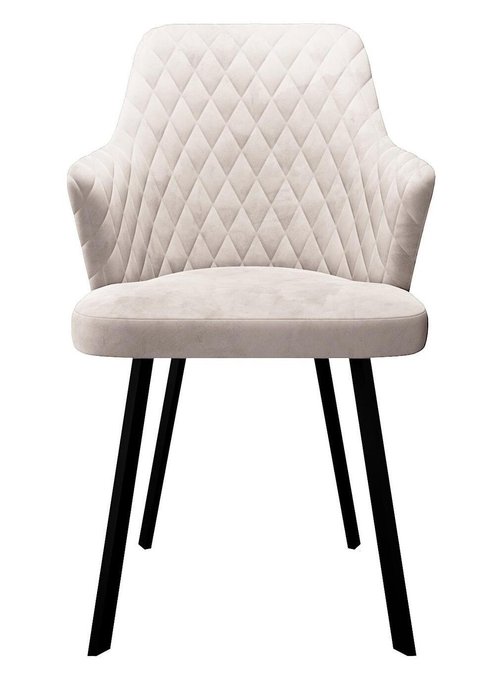 Стул DikLine 345 кремового цвета - купить Обеденные стулья по цене 7390