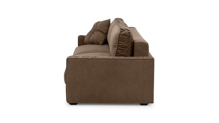 Диван-кровать Бруно коричневого цвета - лучшие Прямые диваны в INMYROOM