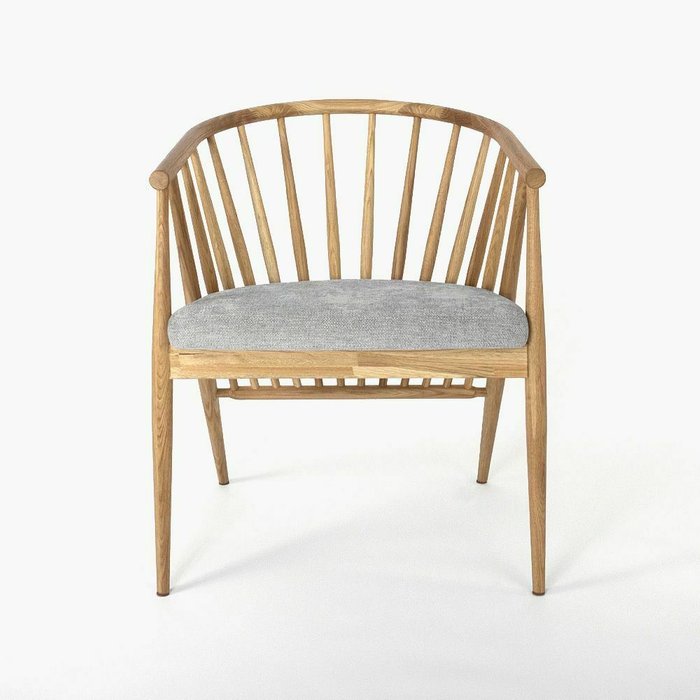 Стул Монтепульчано серо-бежевого цвета - купить Обеденные стулья по цене 29590.0